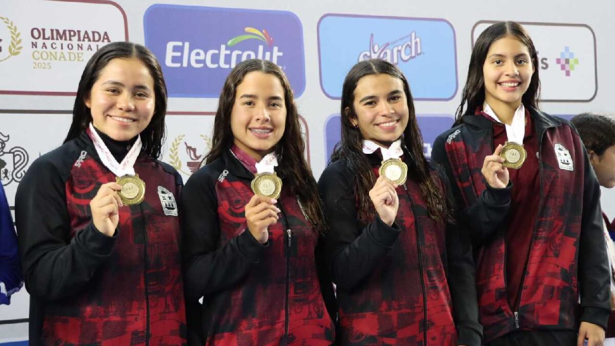 El equipo de natación de Quintana Roo sigue en plan grande.
