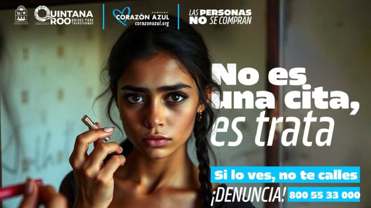 Campaña contra la trata de personas.