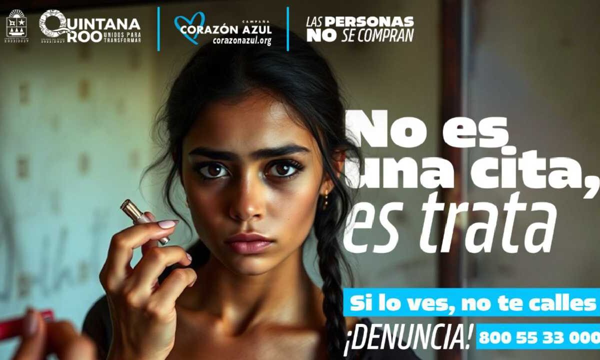 Campaña contra la trata de personas.