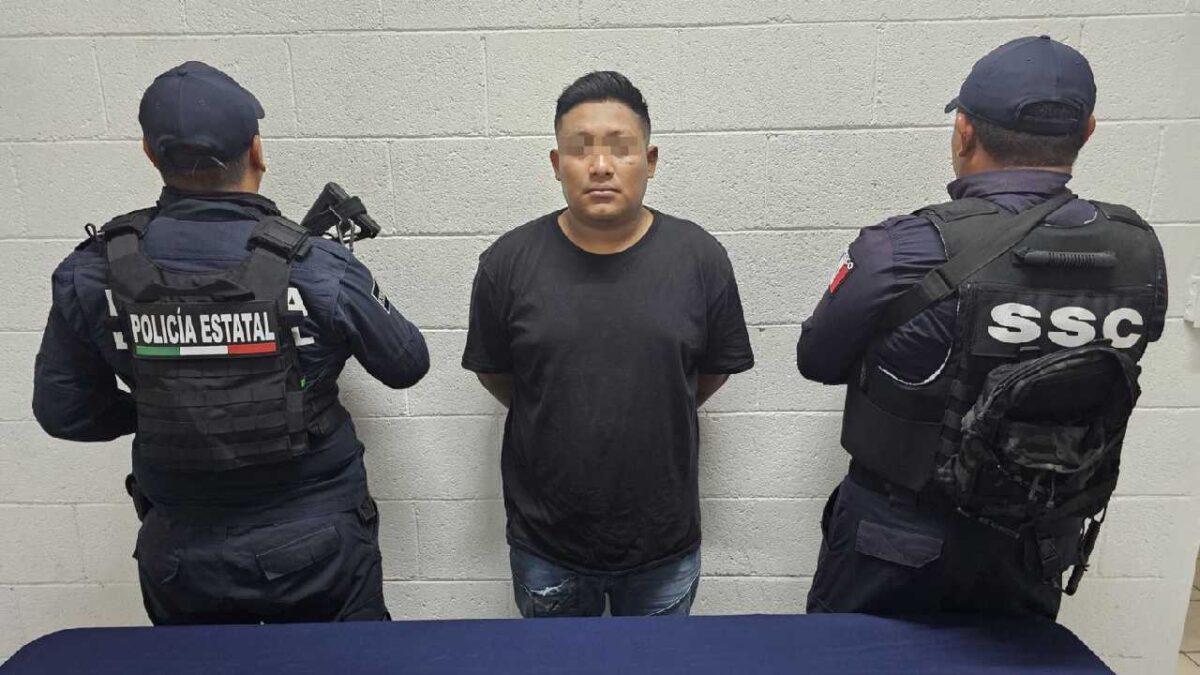 José Martín “N” fue detenido.