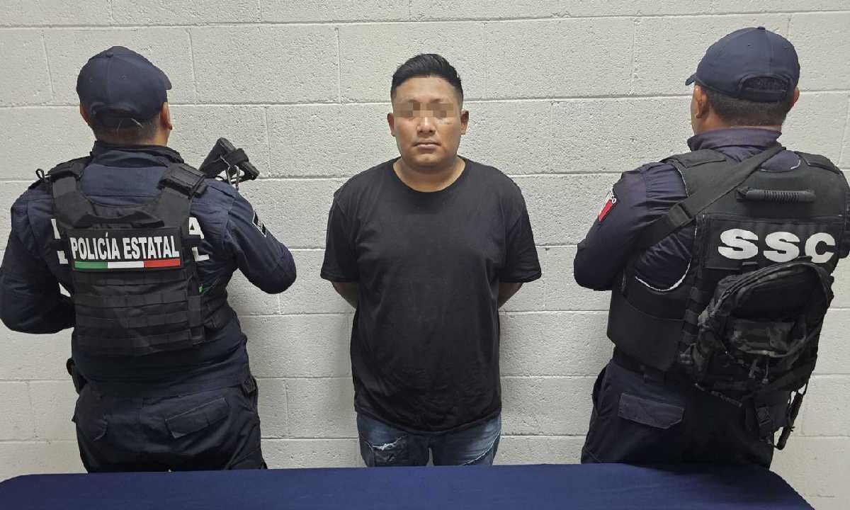 José Martín “N” fue detenido.