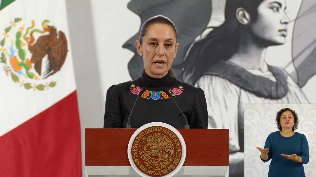 La presidenta Claudia Sheinbaum cambija agenda.
