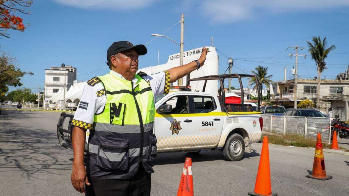 Cierres viales en Cancún por obras.