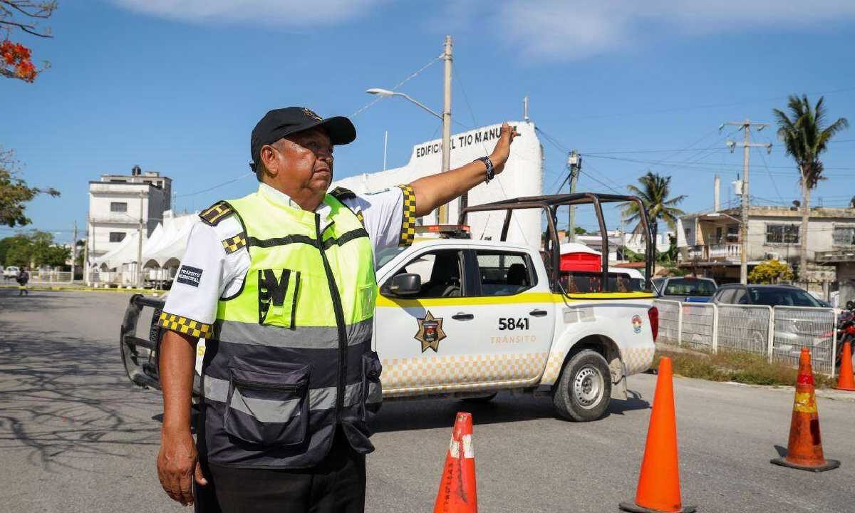 Cierres viales en Cancún por obras.