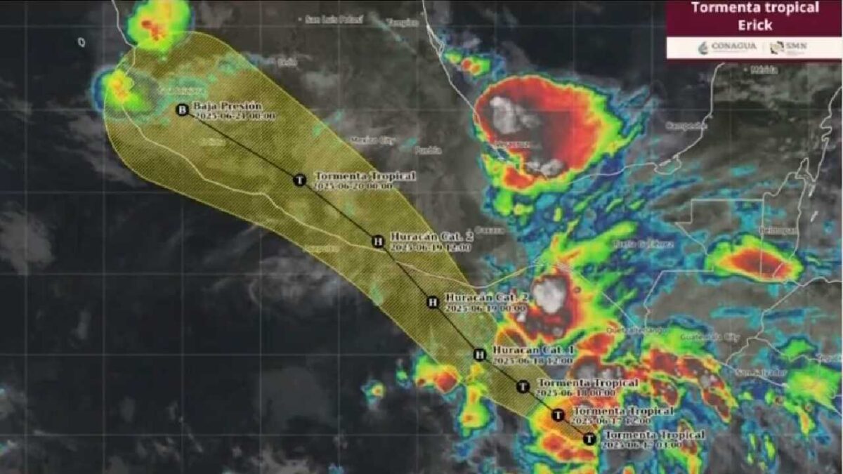 Tormenta tropical Erick.