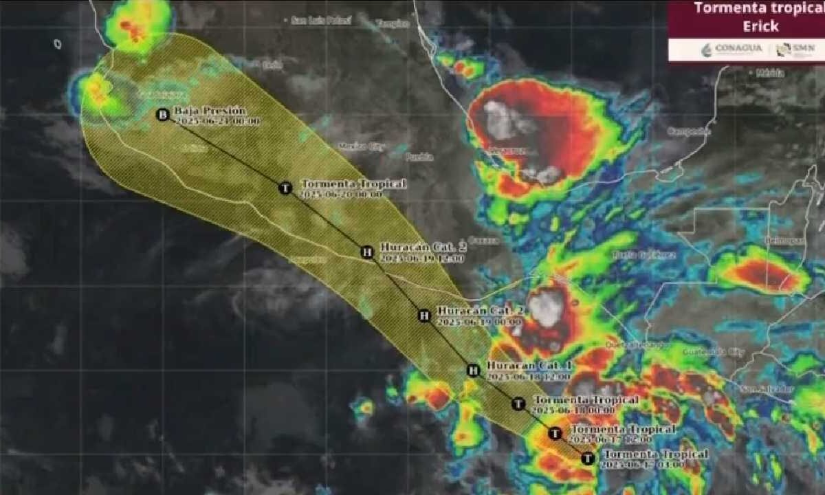Tormenta tropical Erick.