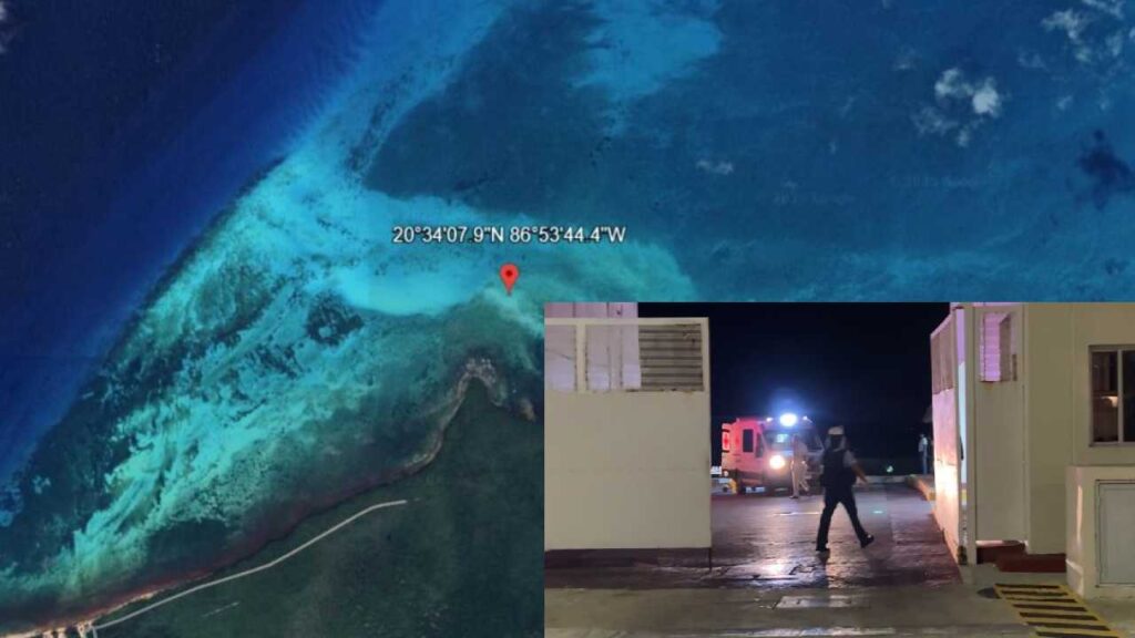 Tragedia en la isla de Cozumel.