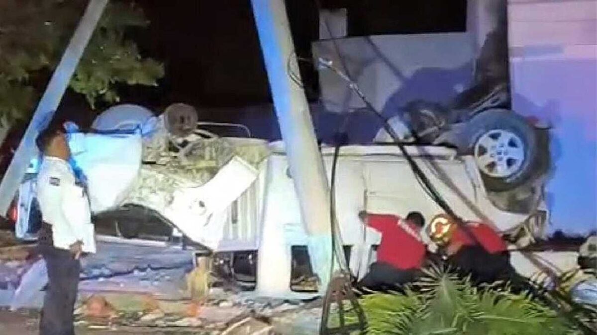 Tragedia vial en Chetumal.