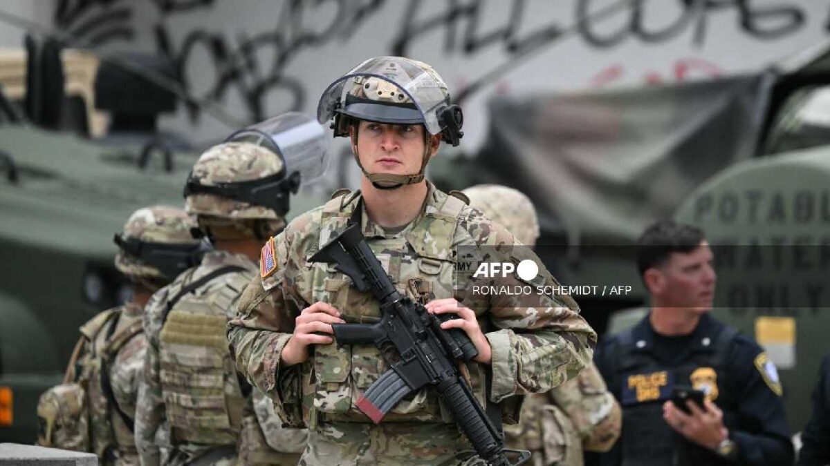 Donald Trump despliega marines.