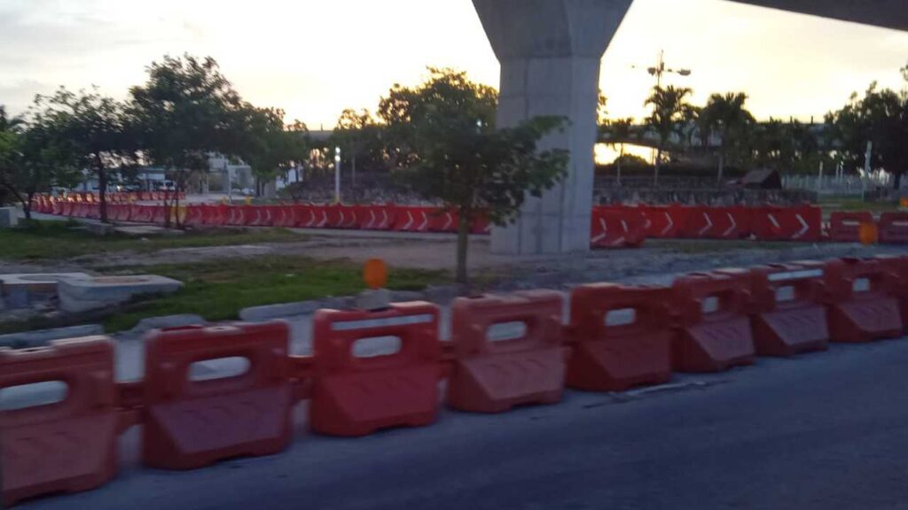 Cierres viales en Cancún por obras.