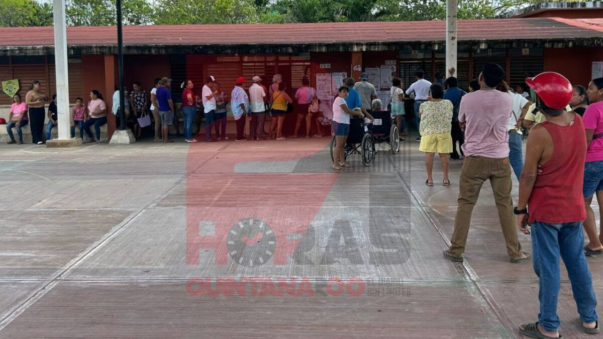 Horario de cierre de casillas.