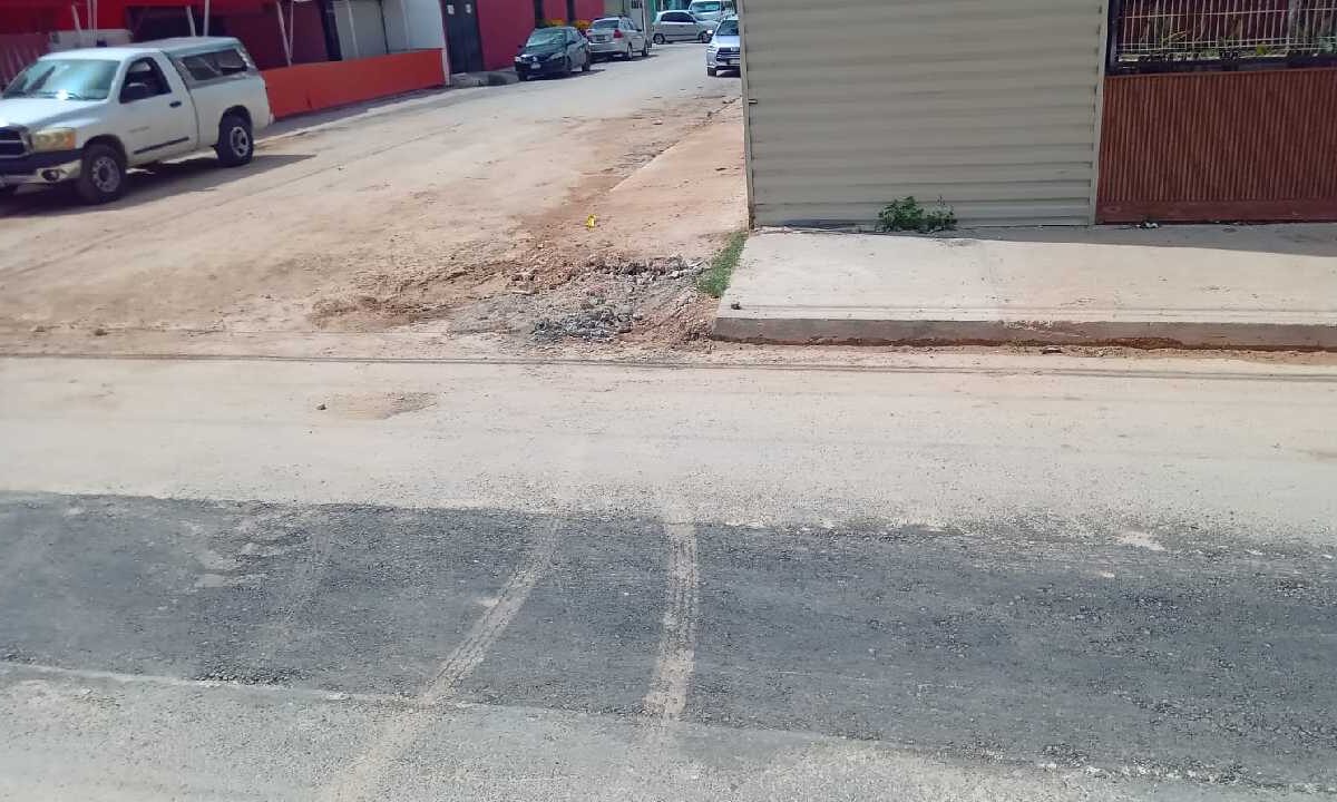 Los cierres viales en Cancún.