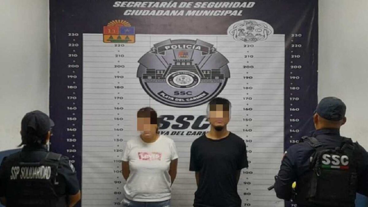 Capturan a 2 con armas en Playa del Carmen.