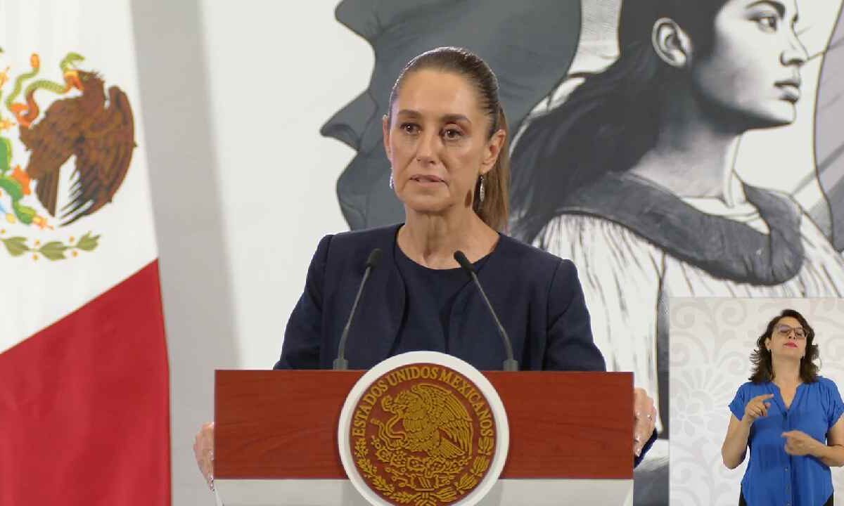 Claudia Sheinbaum condena crisis de hambre en Gaza.