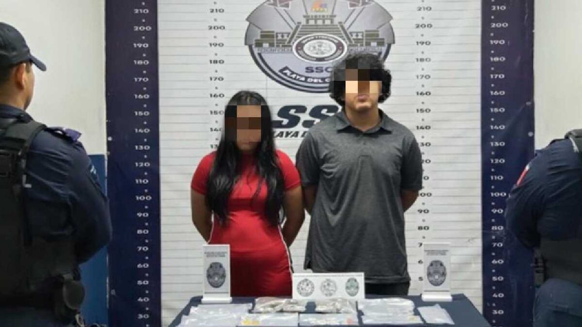 Detienen a dos por delitos contra la salud.