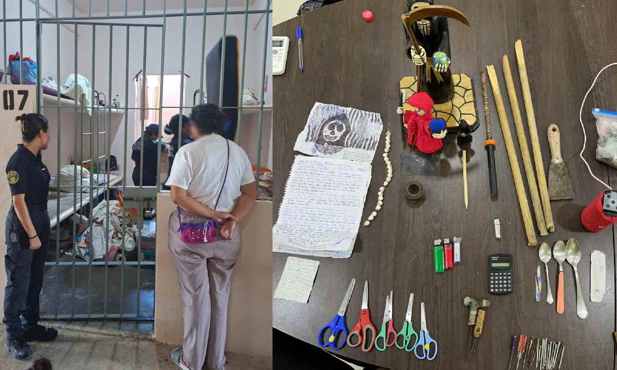 Dan resultados de operativo en cárcel de Cancún.