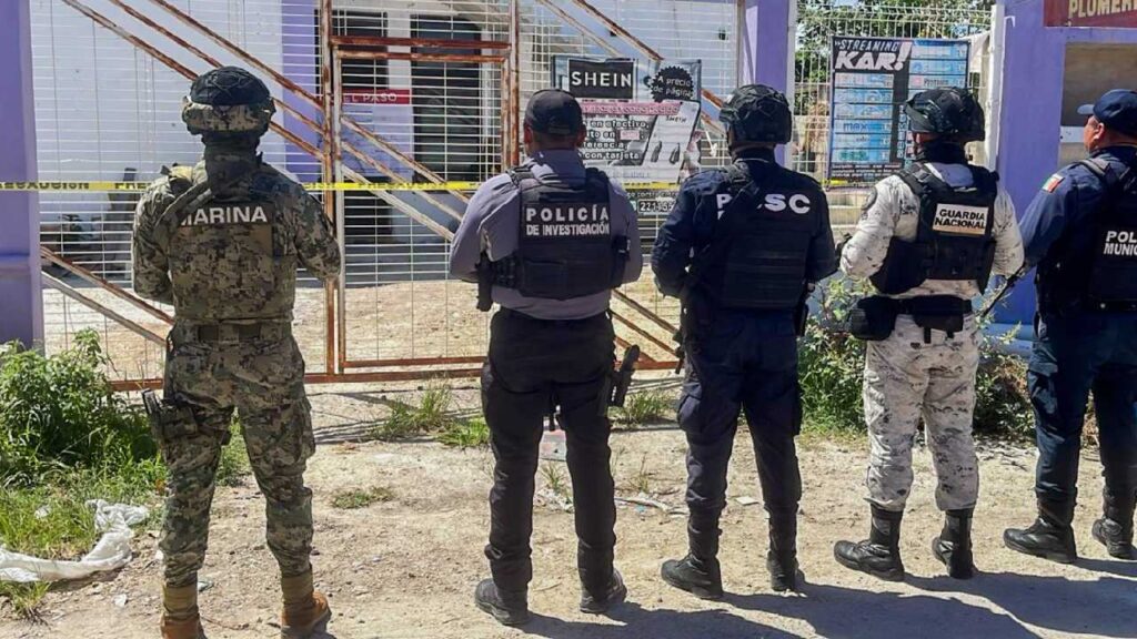 Drogas y arma de fuego aseguradas.