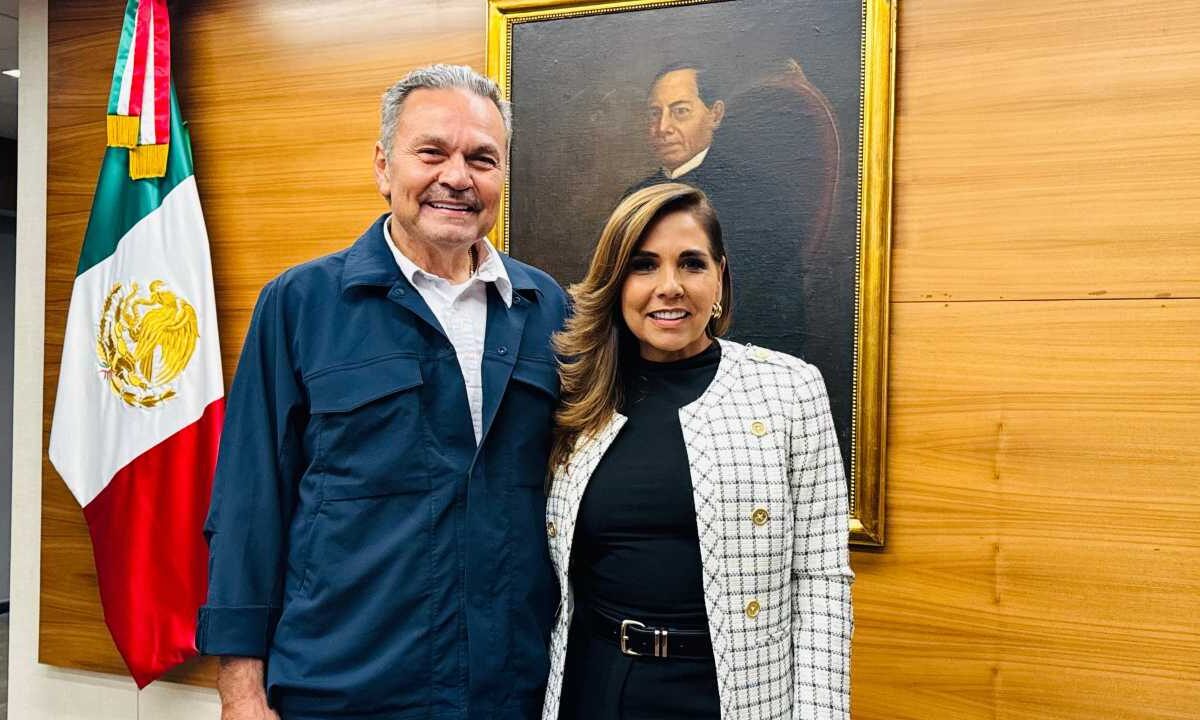 Mara Lezama se reunió con el titular del Infonavit, Octavio Romero.