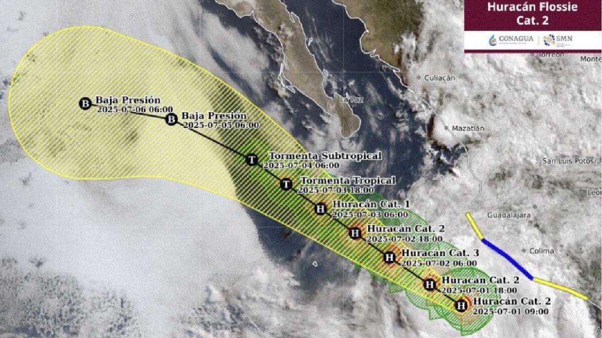 Flossie se intensifica.