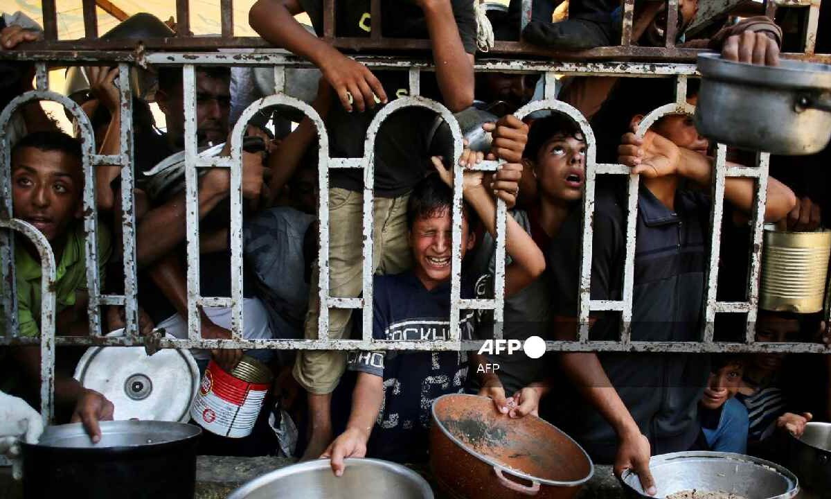 Denuncian hambruna masiva en Gaza.