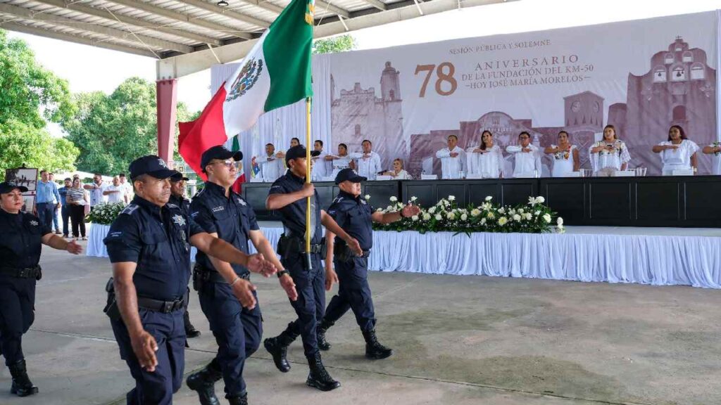 Honran grandeza del municipio de José María Morelos.