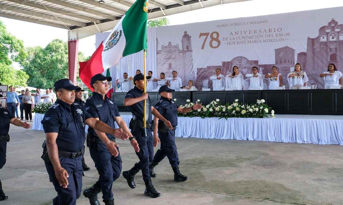 Honran grandeza del municipio de José María Morelos.