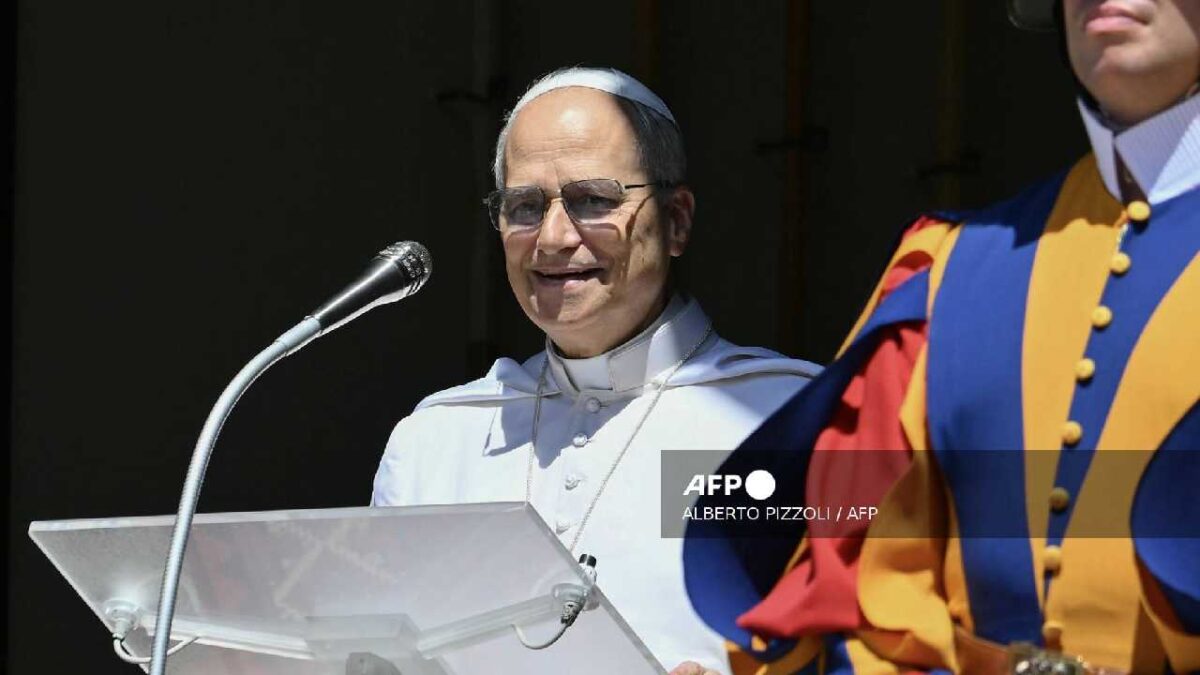 El Papa León XIV abordó la guerra en Gaza.