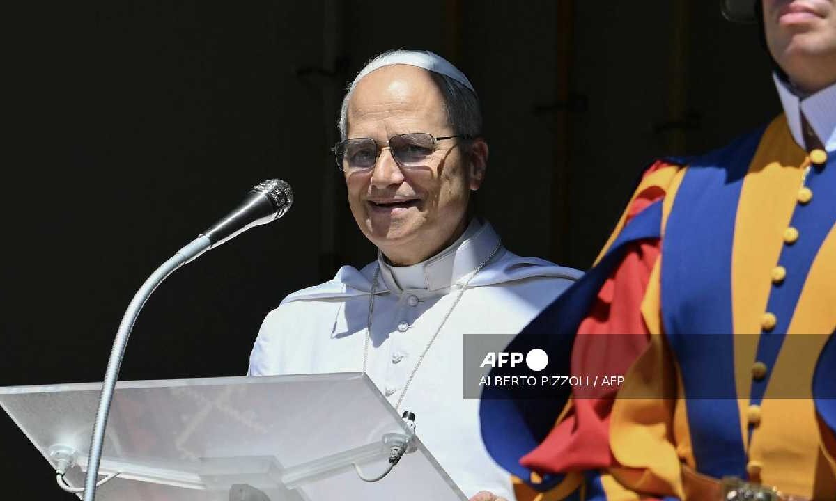 El Papa León XIV abordó la guerra en Gaza.