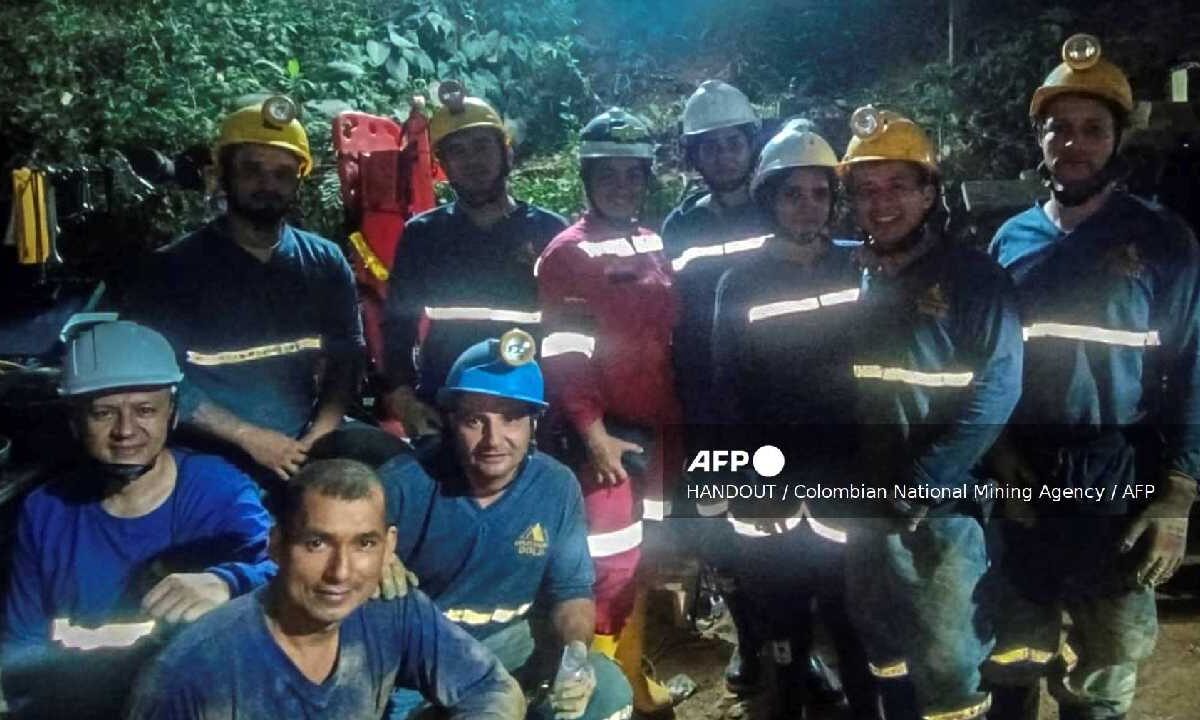 Los mineros fueron rescatados.