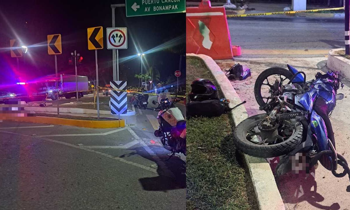 El percance ocurrió durante la madrugada.