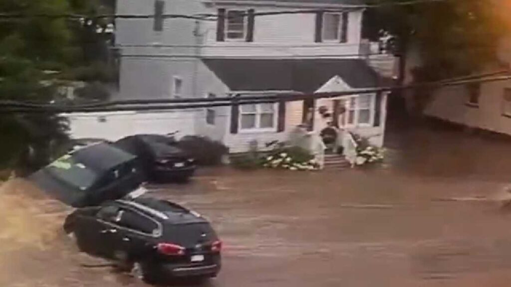 Nueva Jersey con inundaciones.