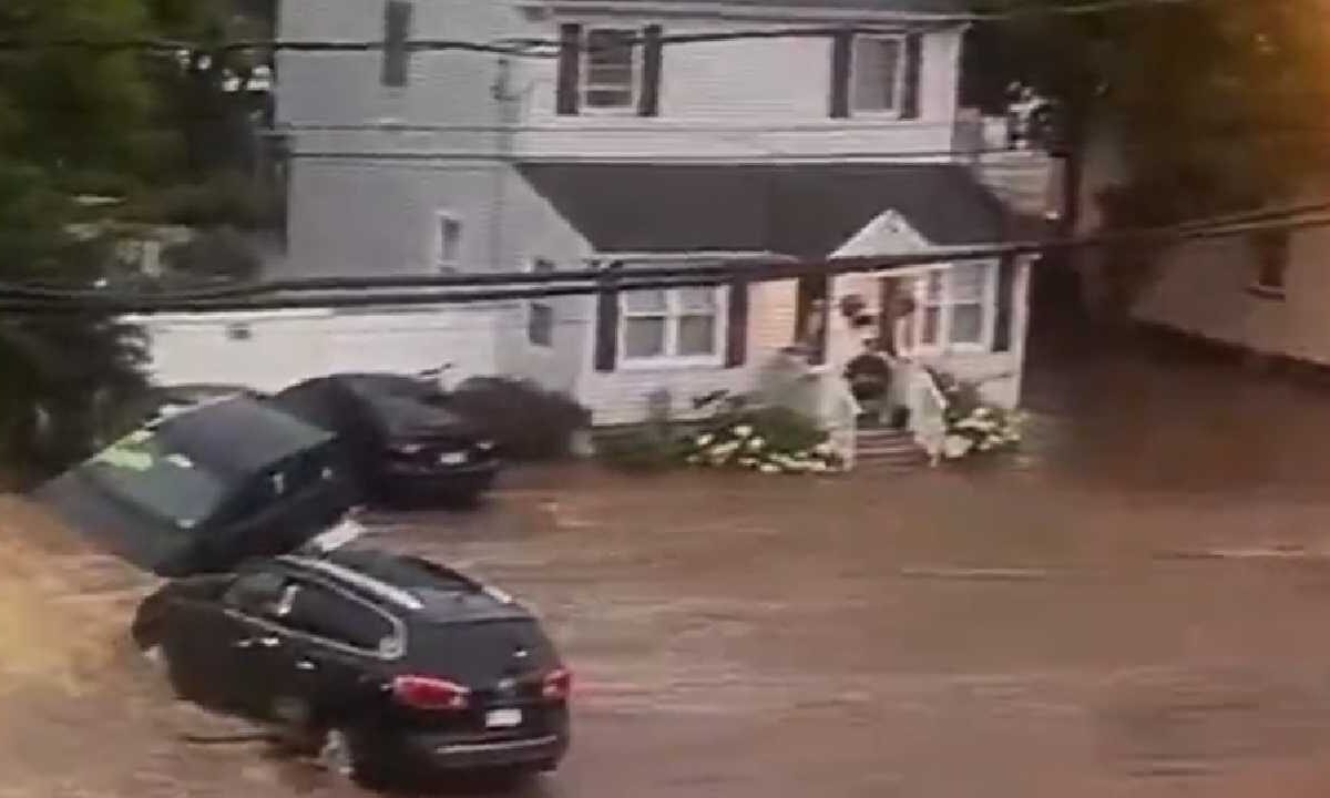 Nueva Jersey con inundaciones.