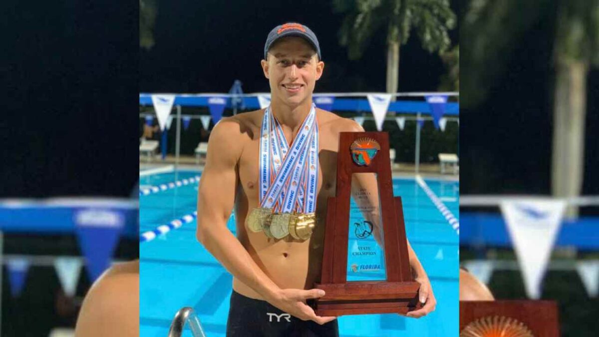 El nadador quintanarroense Andrés Dupont Cabrera.