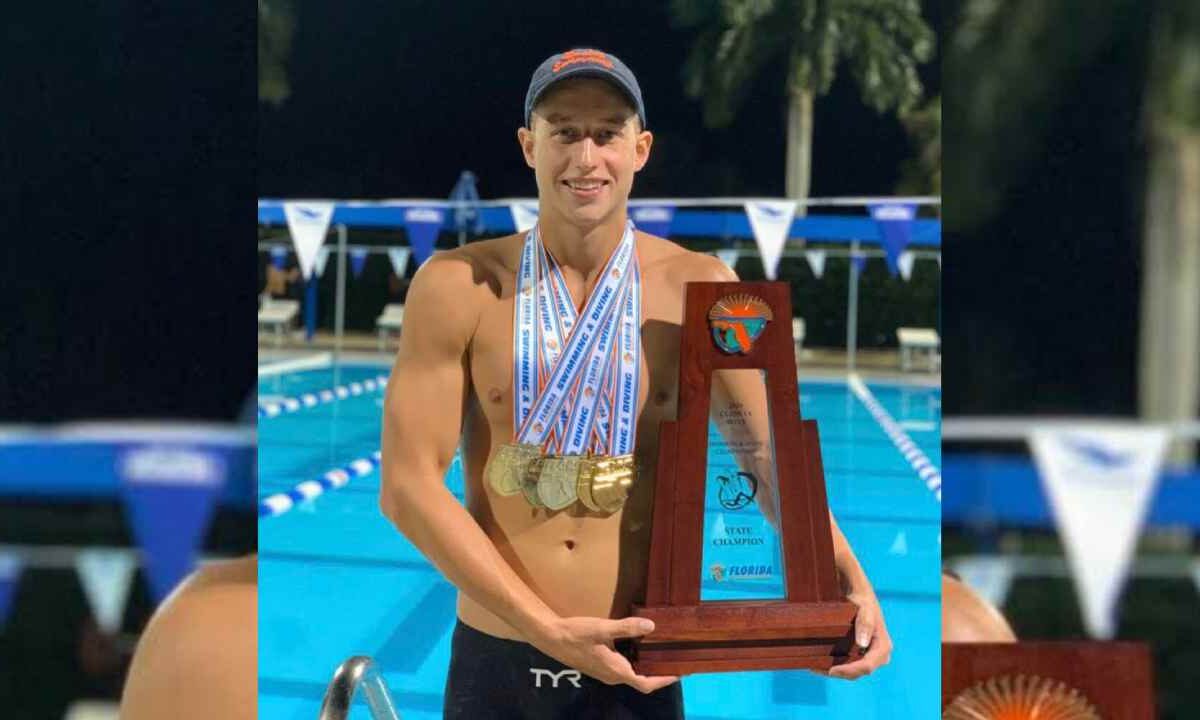 El nadador quintanarroense Andrés Dupont Cabrera.