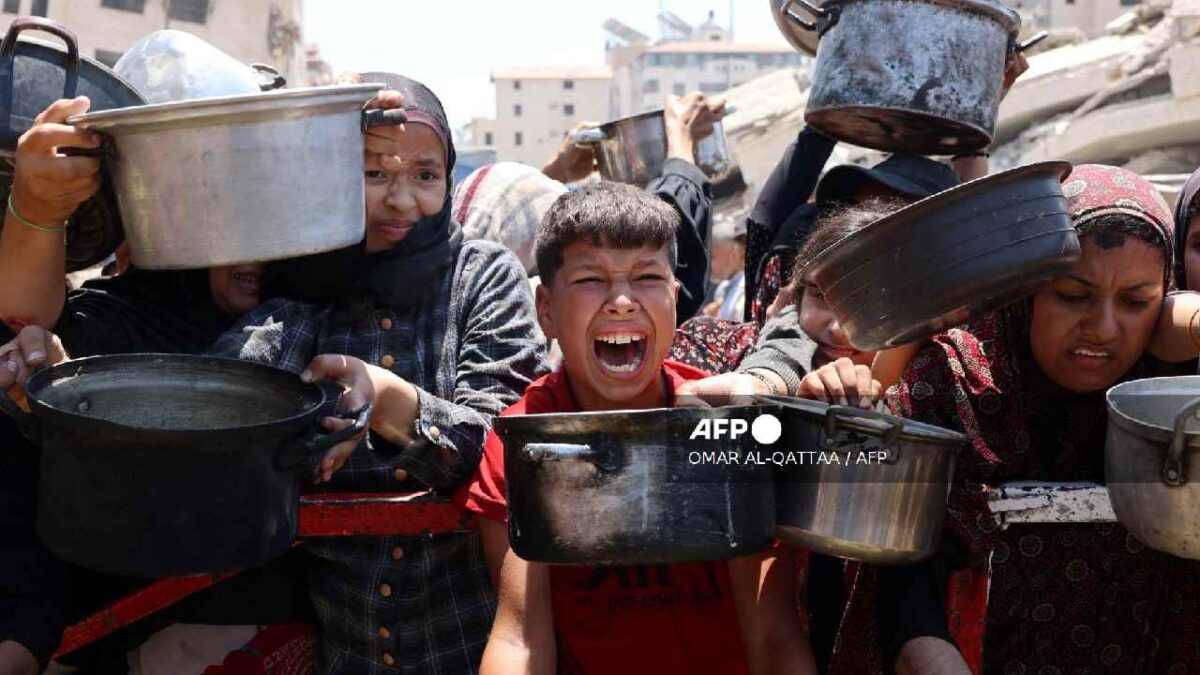 Llega ayuda en Gaza.