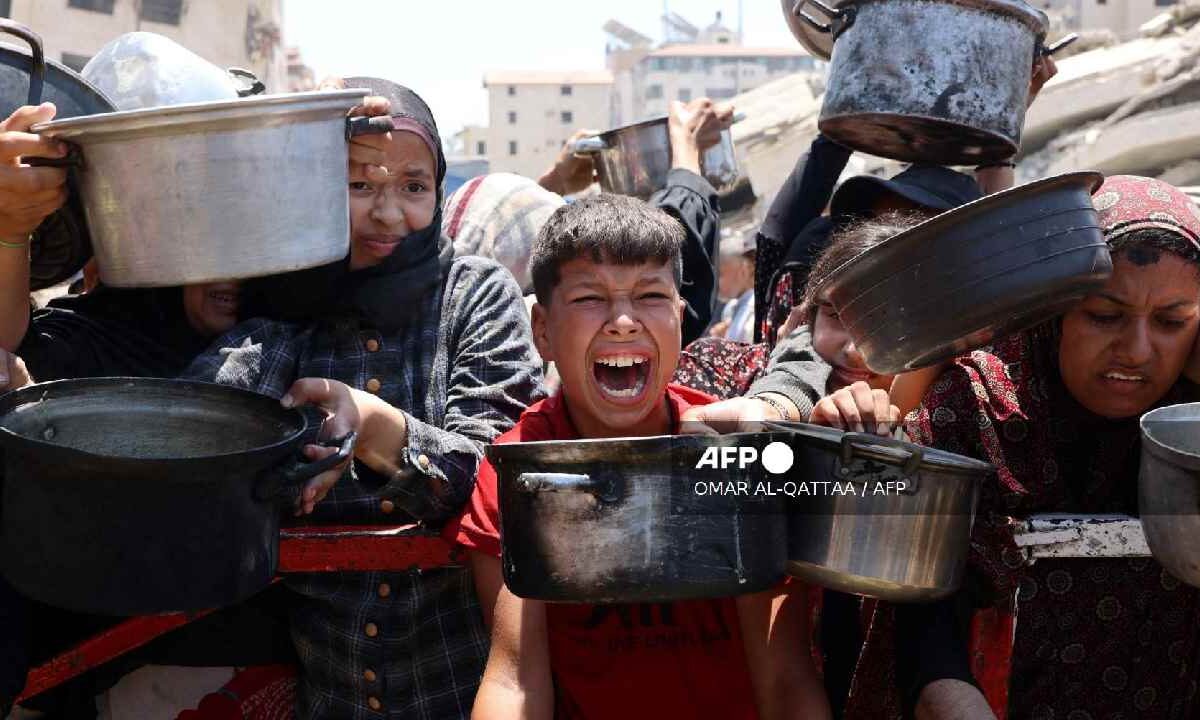 Llega ayuda en Gaza.