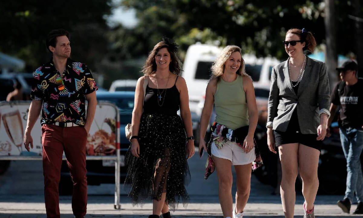 Turistas en la Riviera Maya.