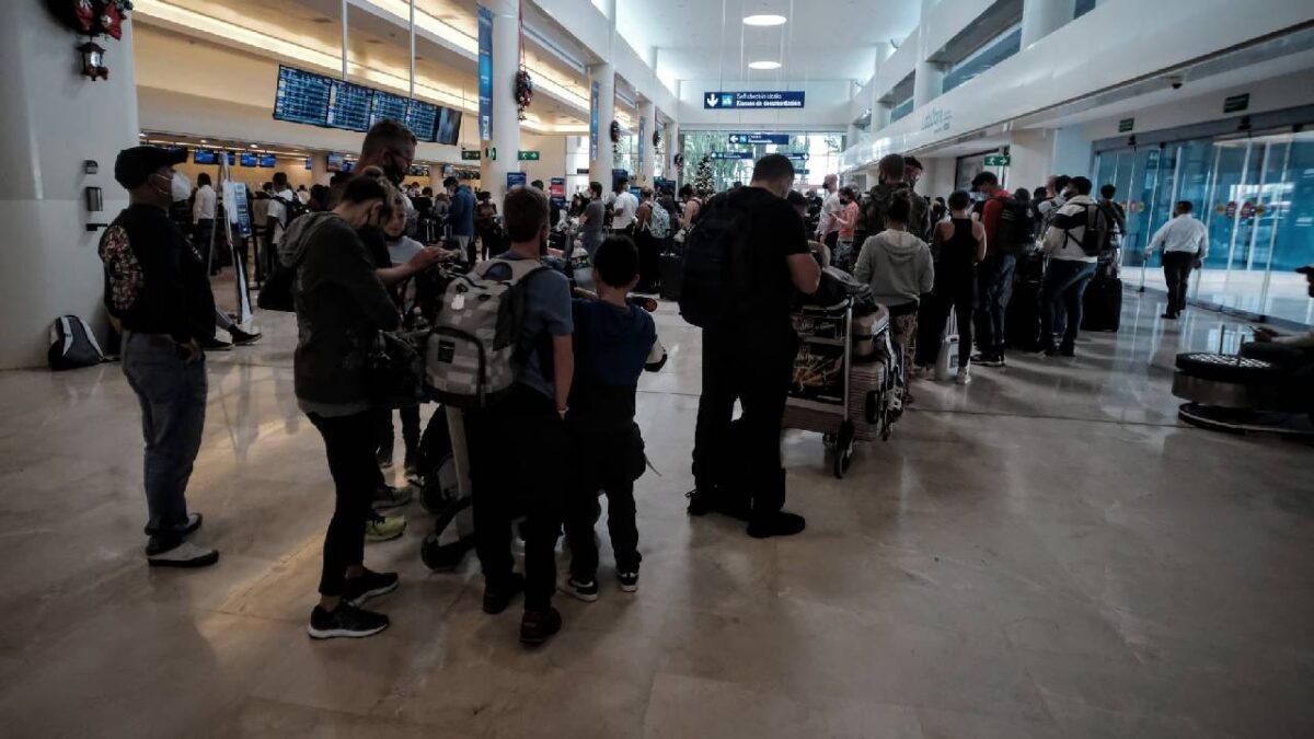 Aeropuerto de Cancún.