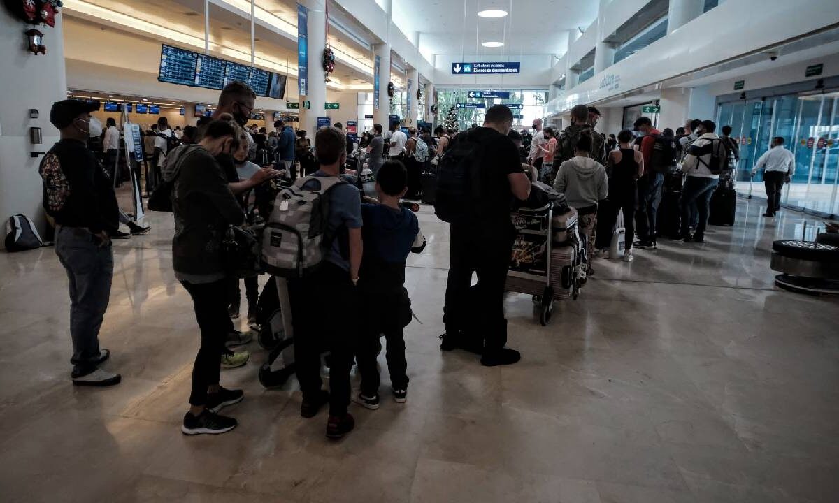 Aeropuerto de Cancún.