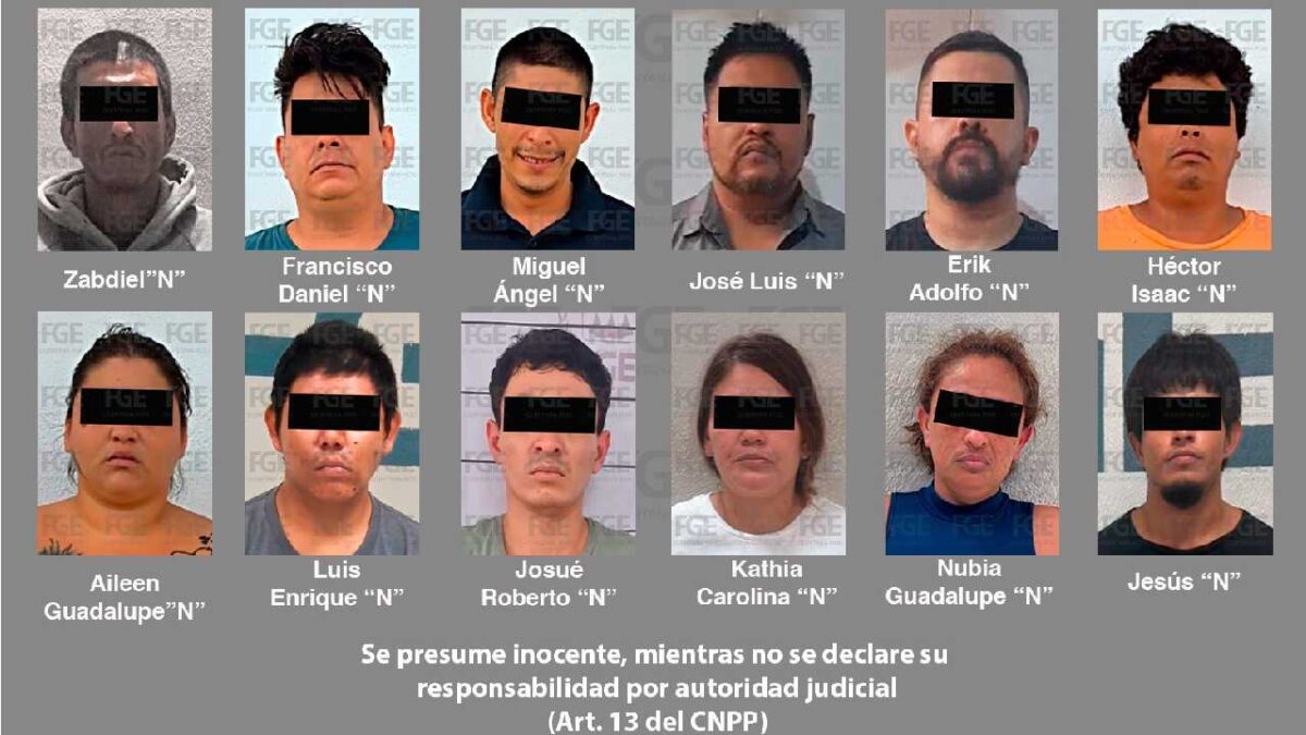 Vinculan a proceso a 12.