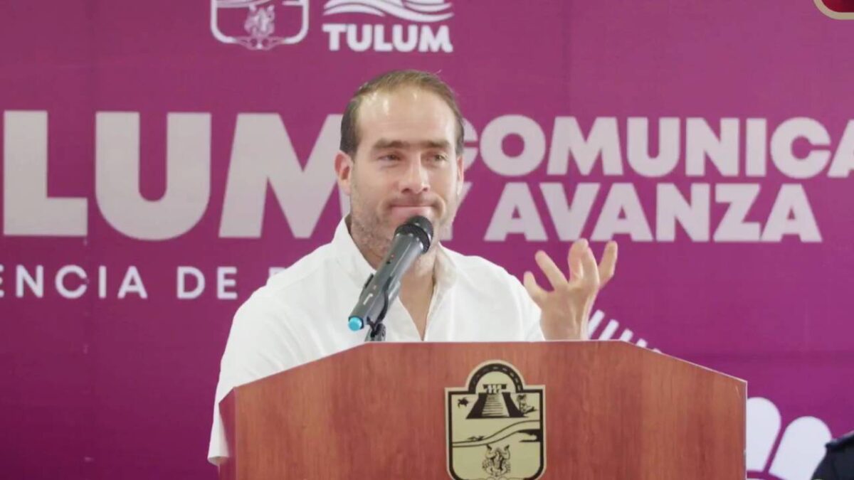 Diego Castañón Trejo, alcalde de Tulum.