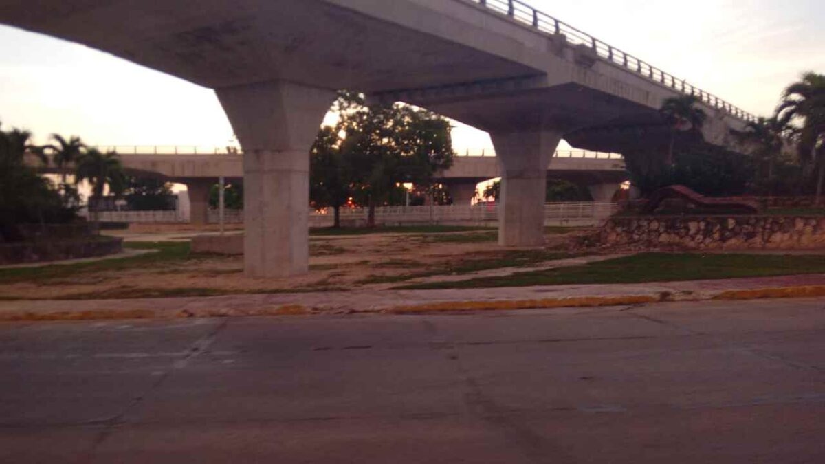 Los cierres viales en Cancún.