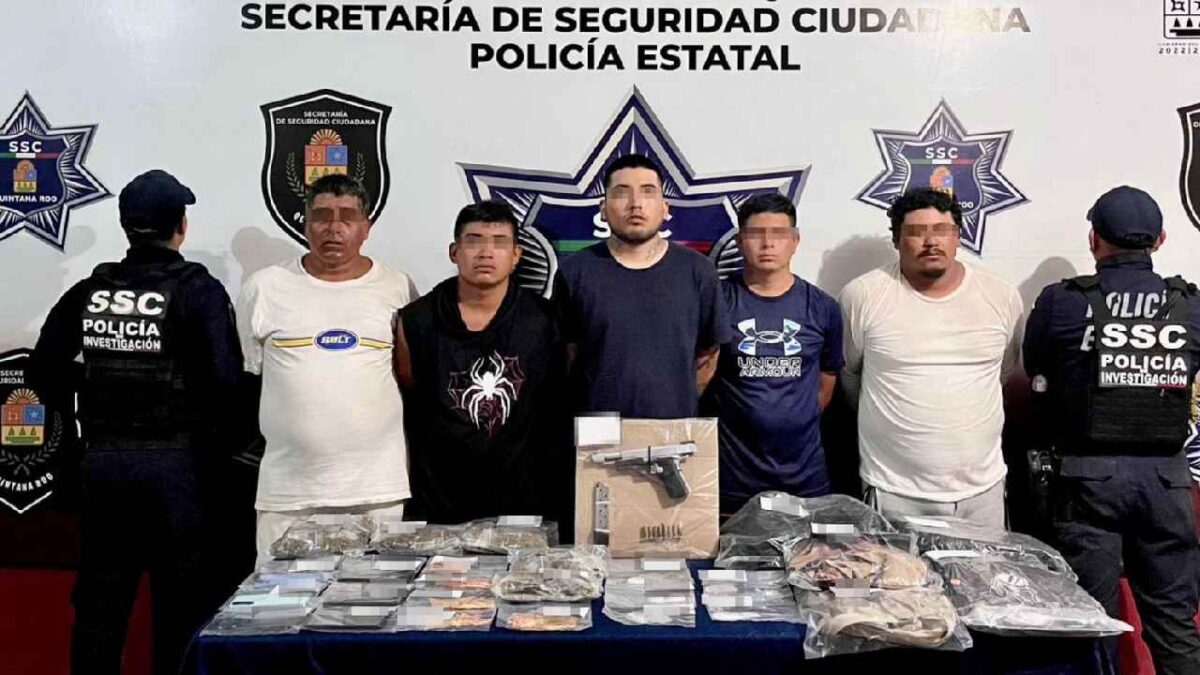 Caen 5 por delitos contra la salud.