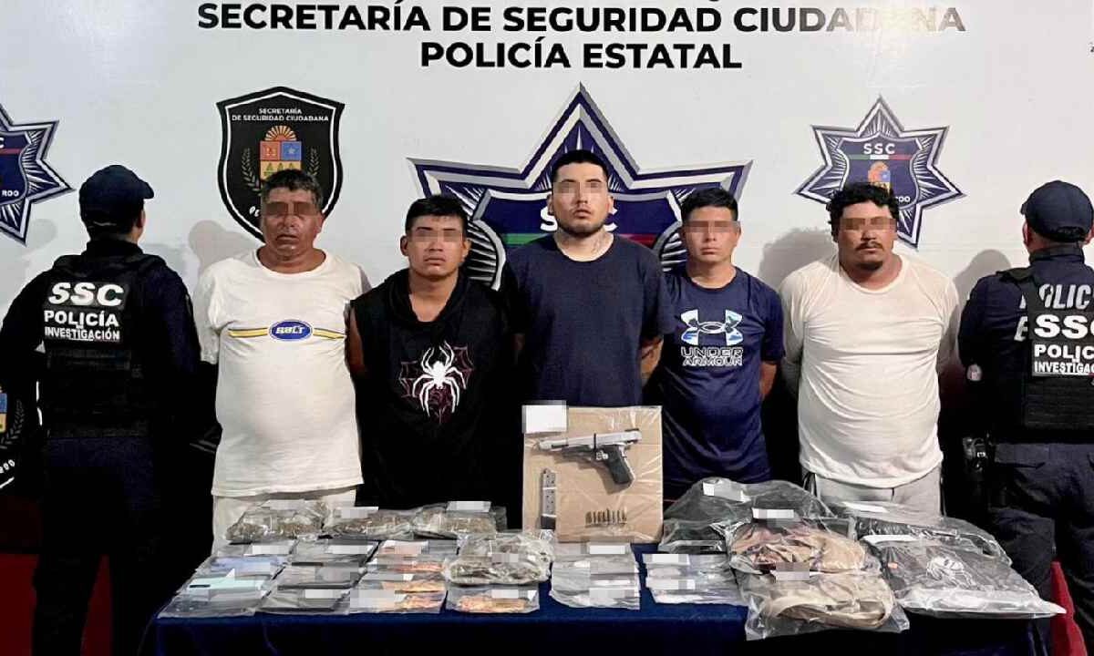 Caen 5 por delitos contra la salud.