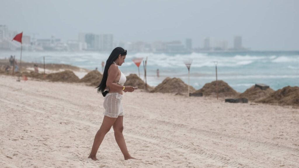 Playa del Caribe mexicano.