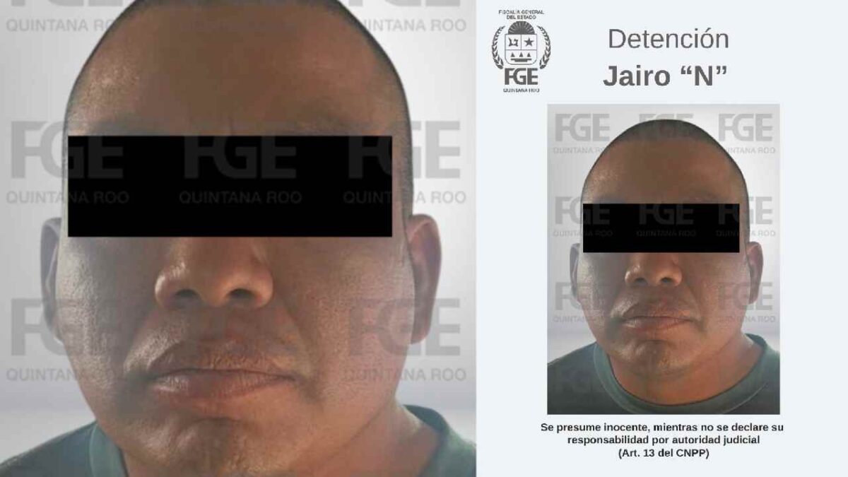 Capturan a militar en Cozumel.