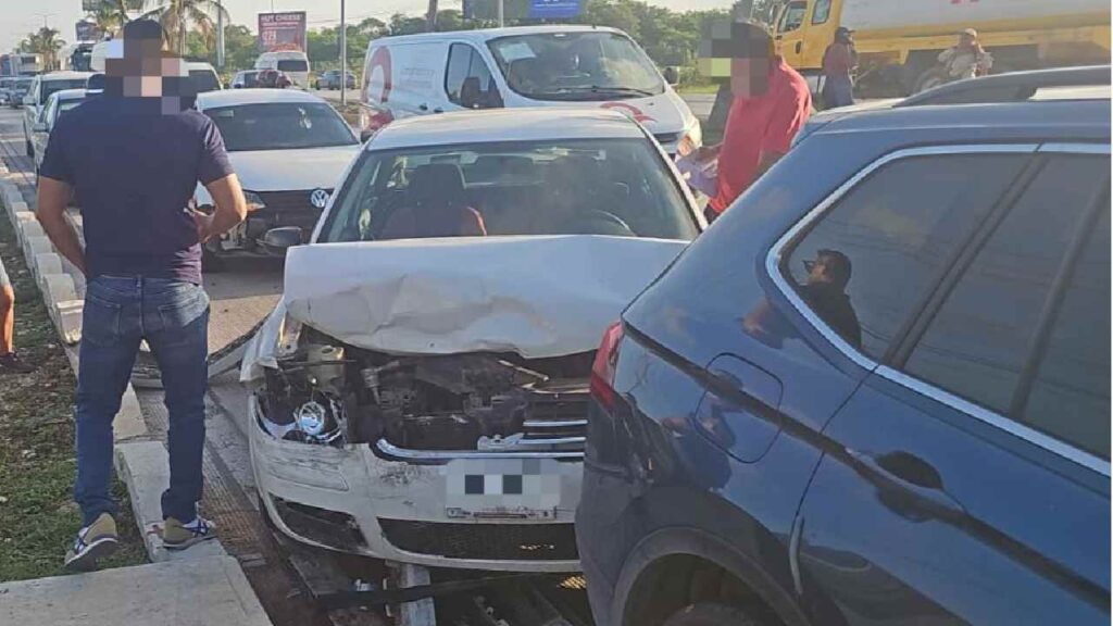 El accidente de hoy.