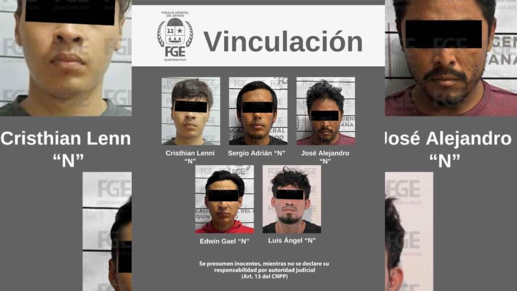 Presuntos integrantes de robacoches.