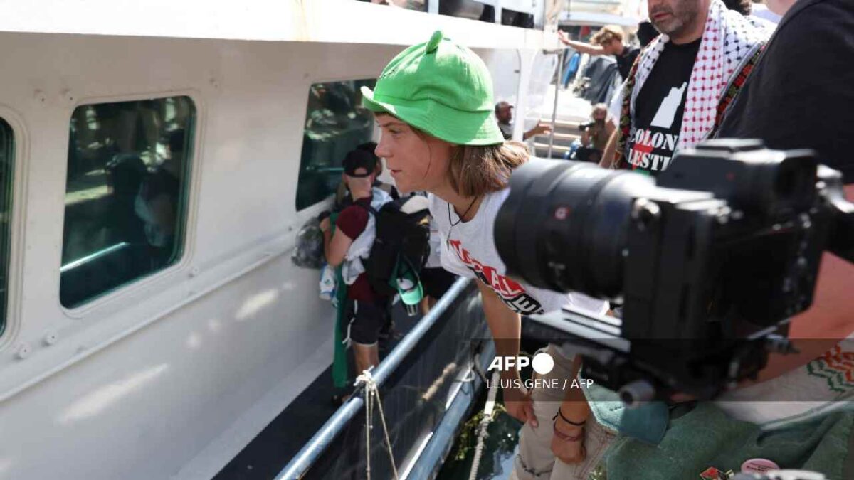 Greta Thunberg va rumbo a Gaza.,