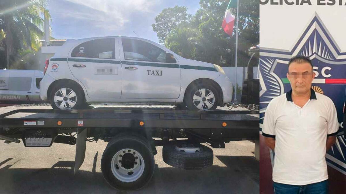 Un taxista fue detenido.